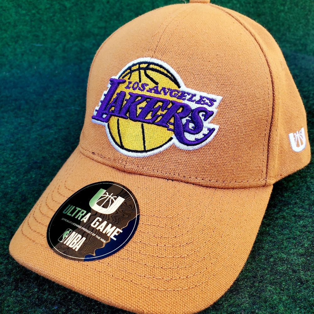 Los Angeles Lakers | Brown Ultra Game Hat Cap Adj VGMC030F Cotton   NBA